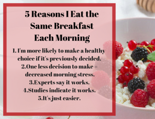 Top 5 reasons I Eat the Same Breakfast every Morning